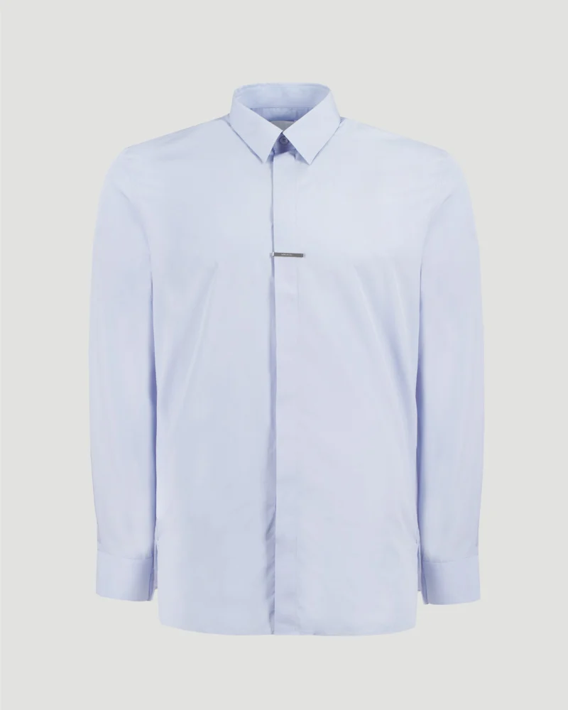 Poplin Shirt in Baby Blue