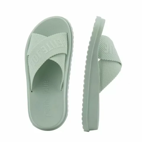 Дамски Плажни Чехли PETITE JOLIE – PJ6812II SMASH SOFT GREEN — снимка 5