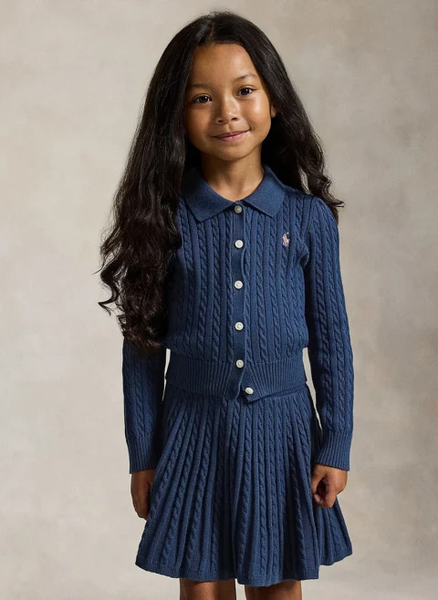 Комплект 'Cable-knit' Ralph Lauren Kids 2-7 — снимка 2