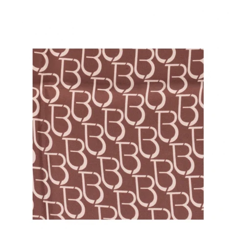 Копринен кафяв шал Saint Tropez TOSCA BLU — снимка 4