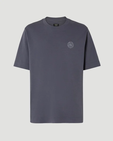 Navy Cotton T-Shirt