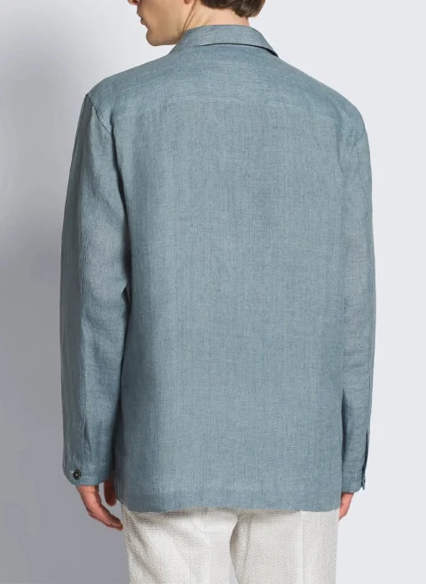 Риза от 100% лен 'Overshirt' Brioni — снимка 3