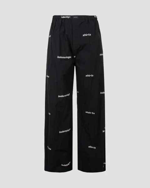 Pajama Pants in Black and White