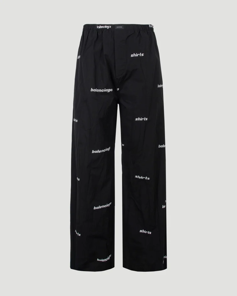 Pajama Pants in Black and White