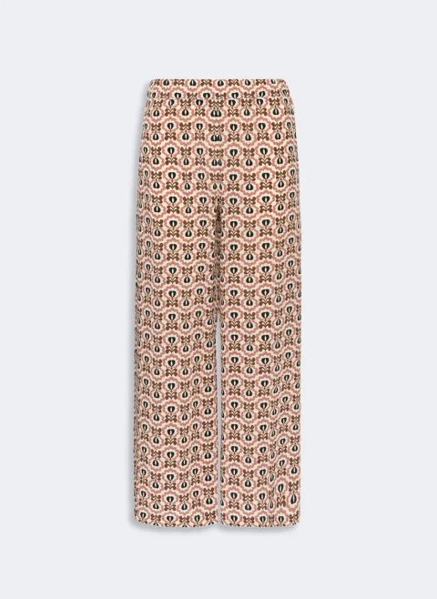 Панталон с принт Weekend Max Mara Wkdeusebio — снимка 6