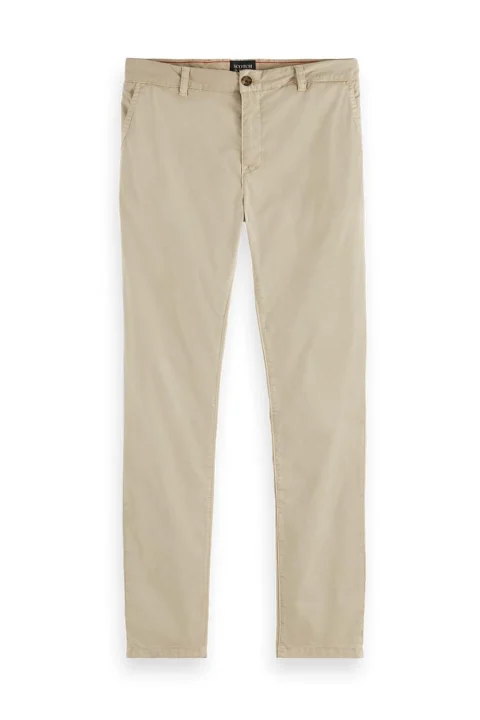 Панталон Mott Super Slim Fit Garment-Dyed Chino 175733 SC0795 pebble