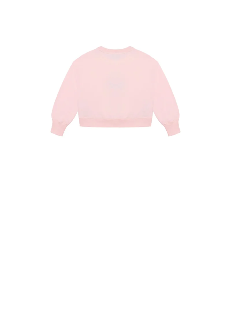 Суитшърт с принт Moschino Kids — снимка 2