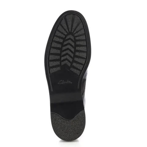 Мъжки Ежедневни CLARKS – 26178471 ALDWIN LIMIT NAVY LEATHER — снимка 4