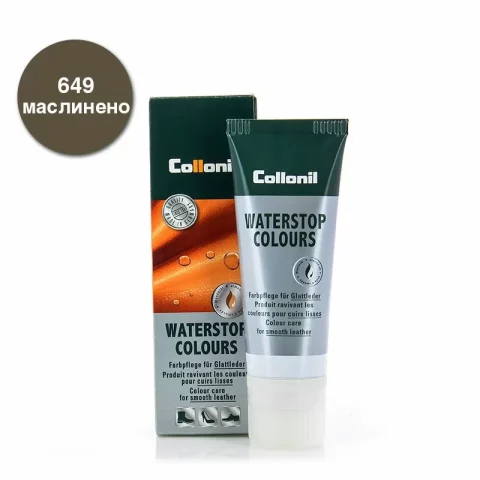 Крем-боя за обувки COLLONIL маслинено зелена – 3303-649