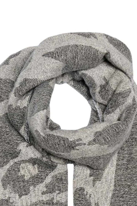 Шал Onlclarisa Animal Soft Scarf 15350130 C-N10 black — снимка 2