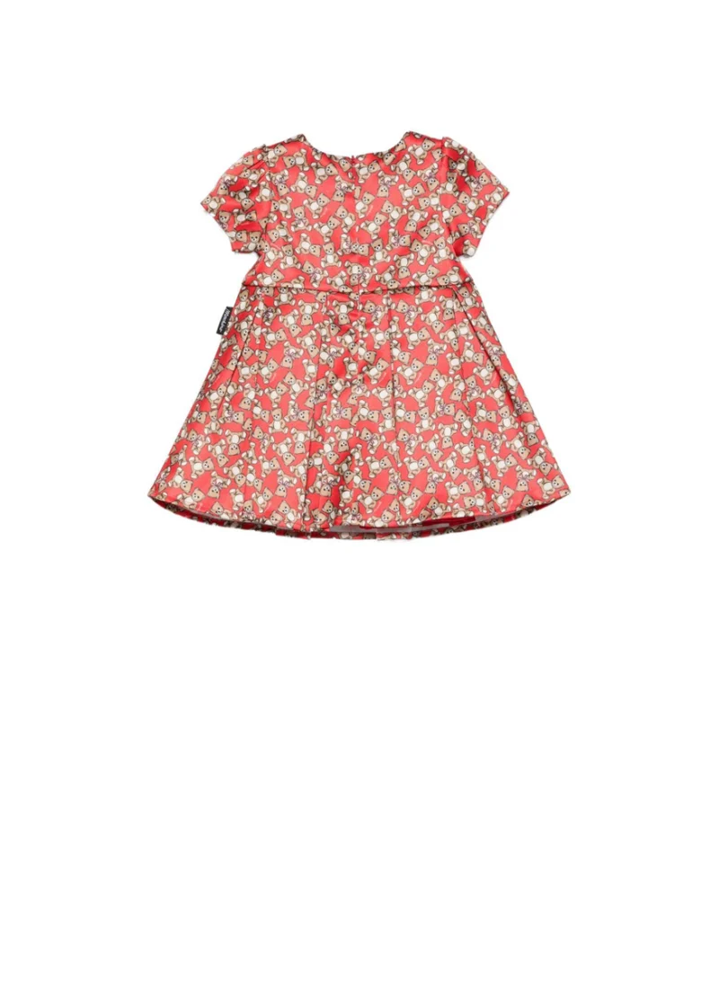 Рокля с цялостен принт Moschino Kids — снимка 2