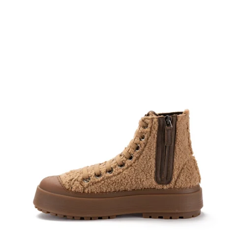 Дамски бежови кецове Explorer Casadei — снимка 9