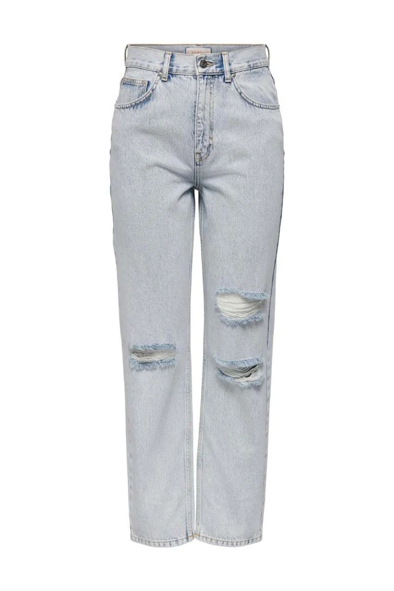 Jeans Onlrobyn Ex Hw Str Longer Lb Ank Dnm Dot 15263534 BS000053 light blue denim