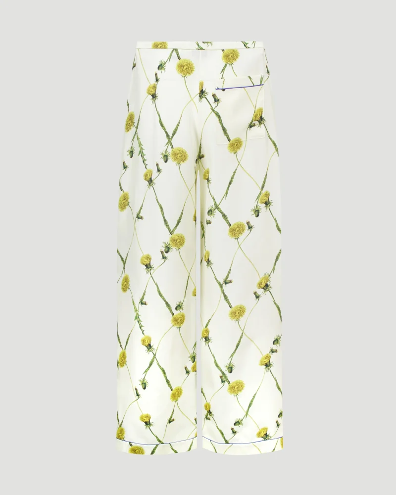 Dandelion Silk Pyjama Trousers in Sherbet — снимка 2