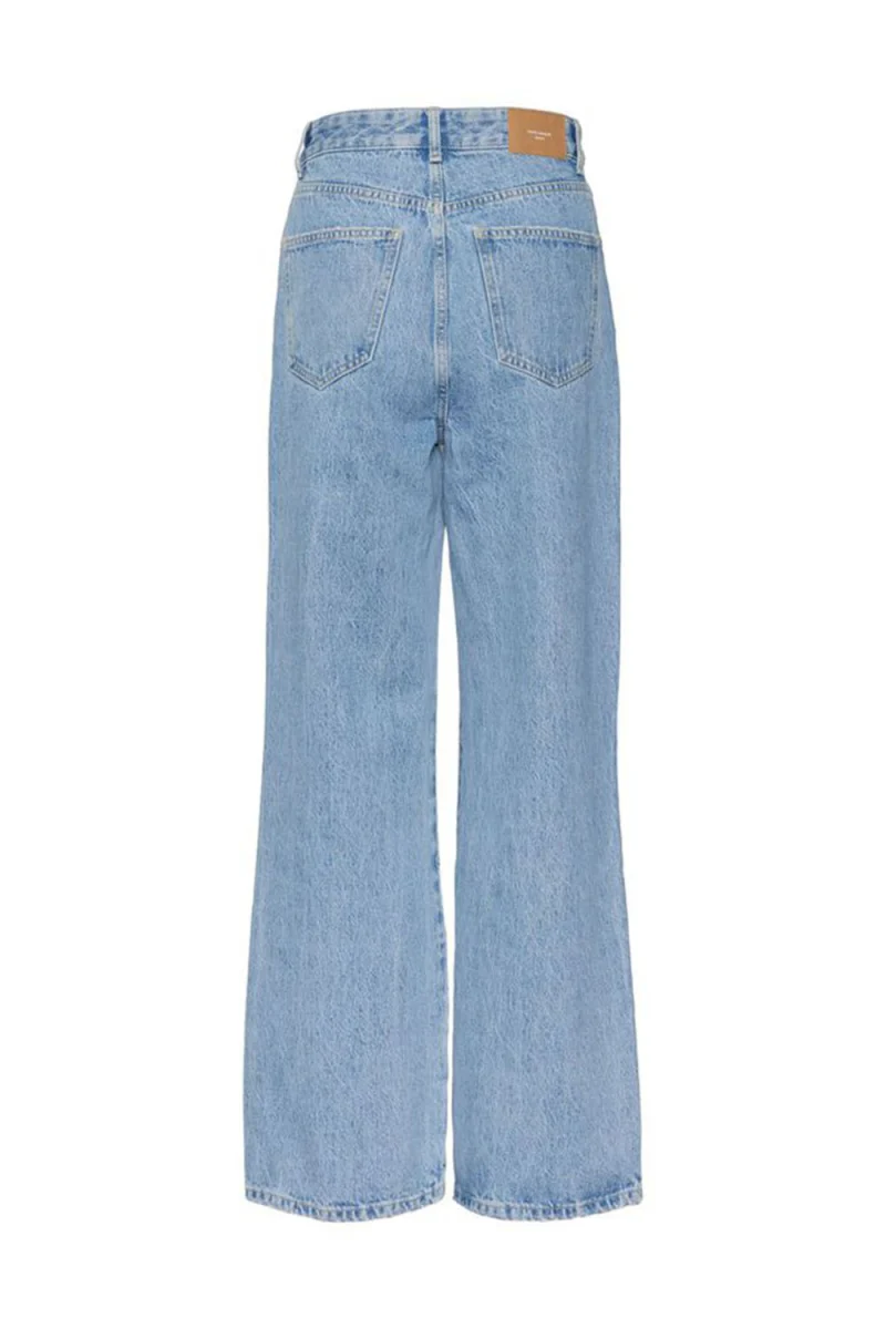 Jeans Vmrebecca Shr Reg Wide Jeans Do307 10271502 BS000053 Light Blue Denim — снимка 2