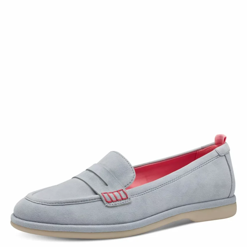 Дамски Лоуфър TAMARIS – 1-24224-44-880 LIGHT BLUE — снимка 3