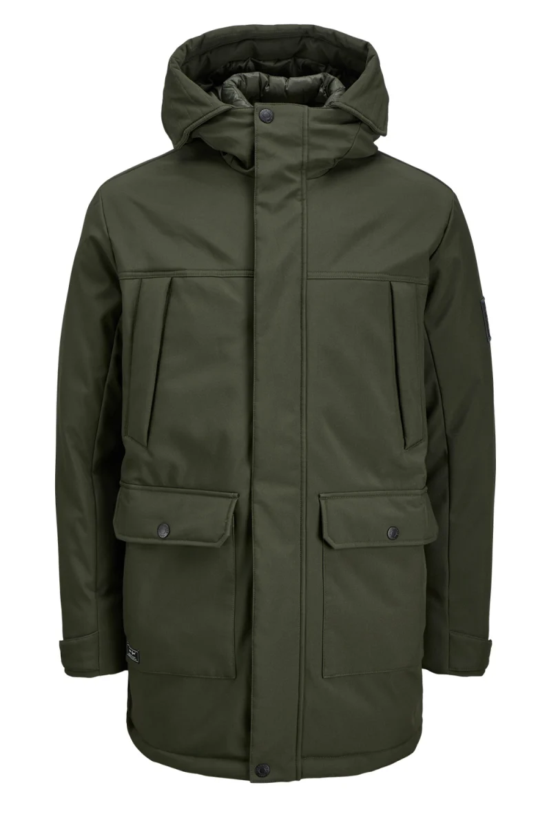 Яке Jjfinn Softshell Parka 12279243 19-0509 TCX rosin
