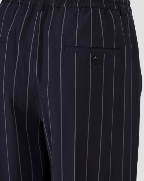 Striped Tapered Trousers — снимка 3