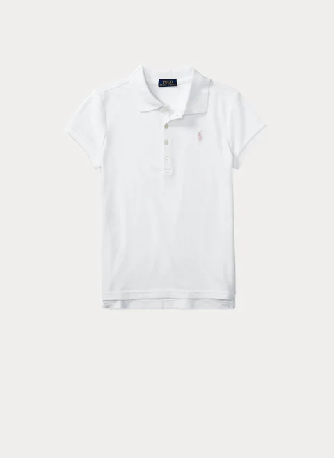 Полошърт с бродерия Ralph Lauren Kids 7-14 — снимка 4