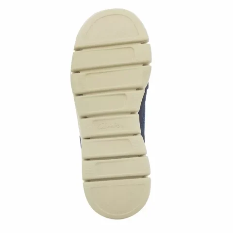 Дамски Сникърс CLARKS – 26176773 NATURE X COVE NAVY COMBI — снимка 5
