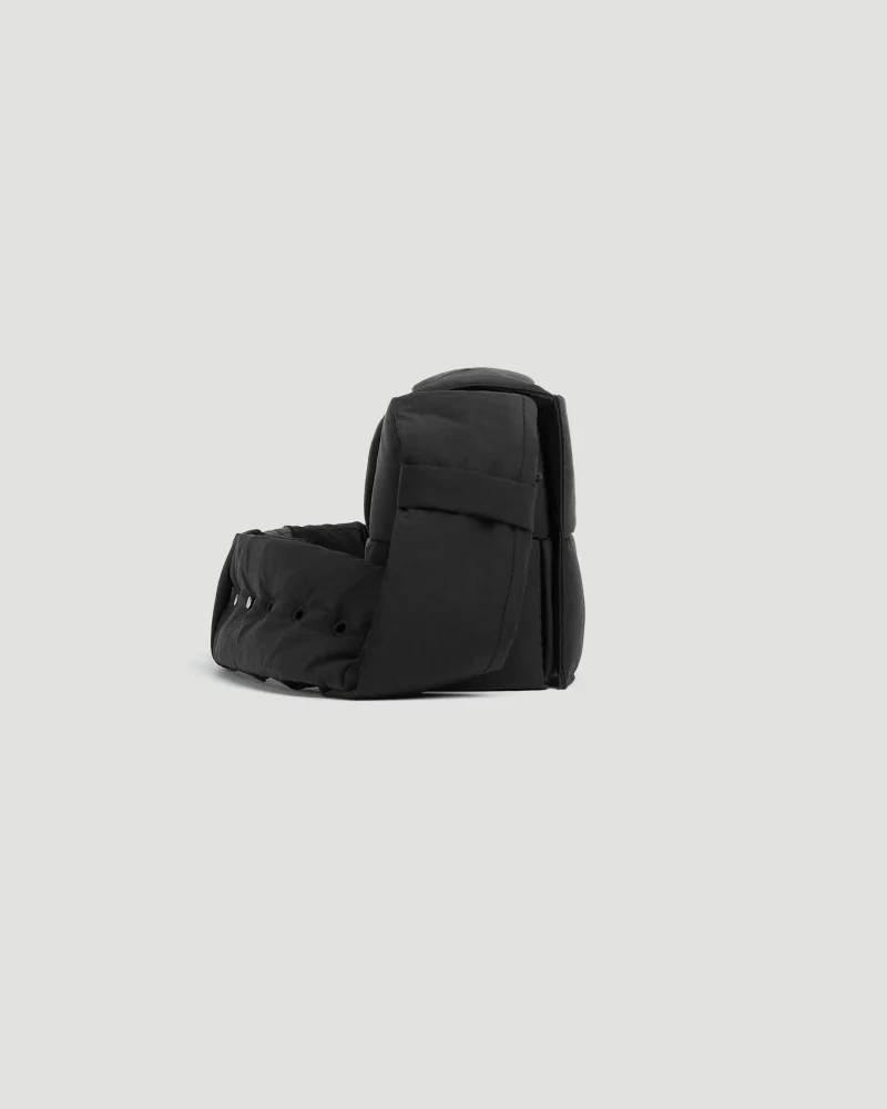 Small Padded Tech Cassette in Black — снимка 3