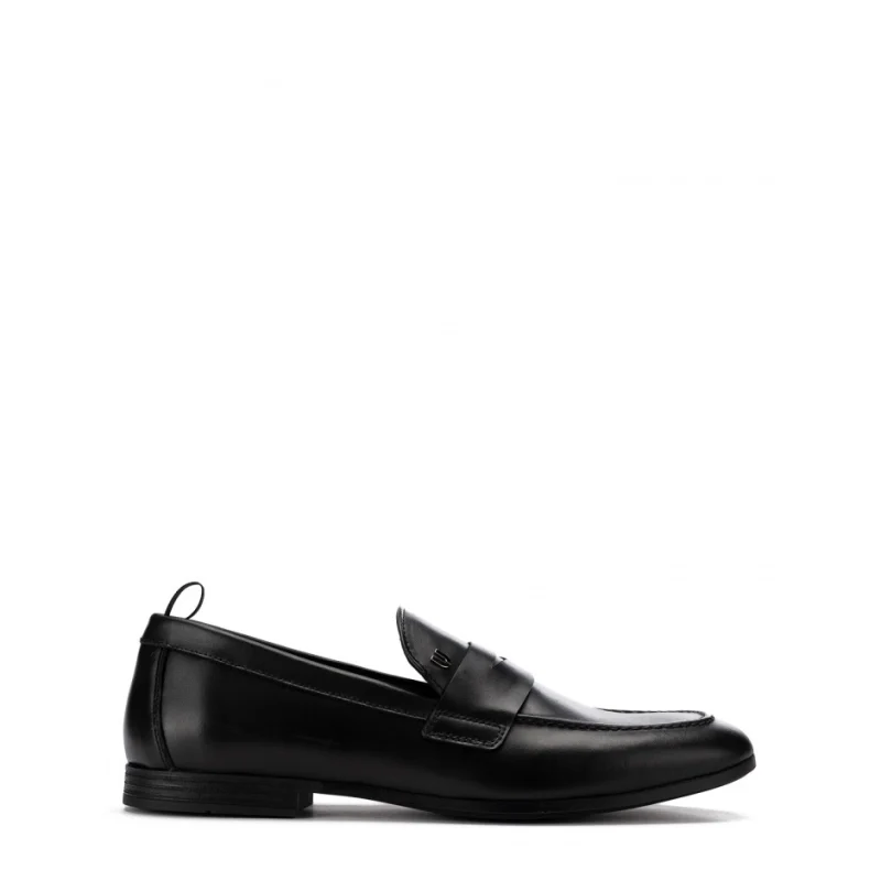 Мъжки черни мокасини UNGARO