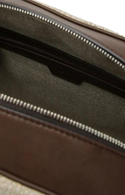 India 12 Canvas and Leather Bag — снимка 4