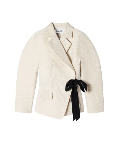 Сако с контрастен детайл Lanvin — снимка 5