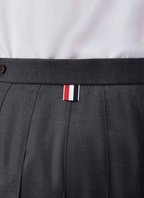 Асиметрична пола 'Twill Pleated' Thom Browne — снимка 6