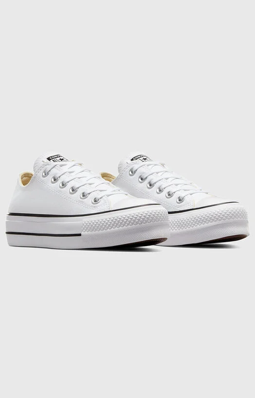 Спортни обувки CHUCK TAYLOR с платформа и лого — снимка 2