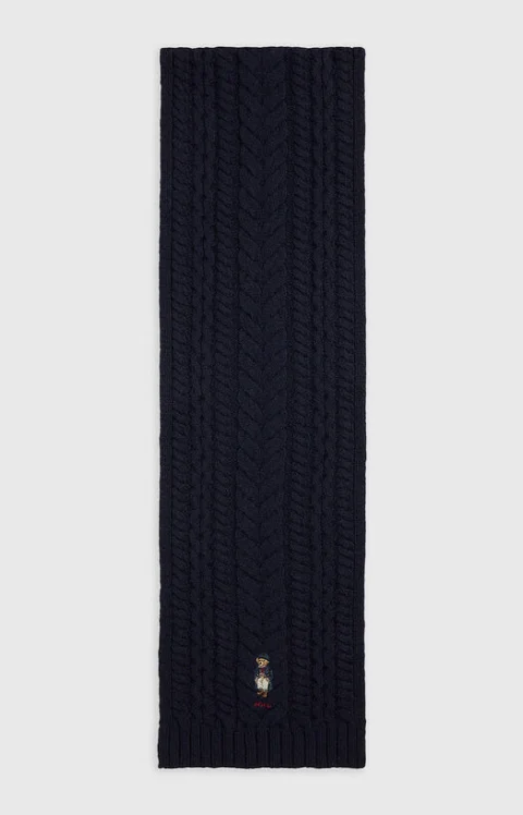 Плетен шал с POLO BEAR лого