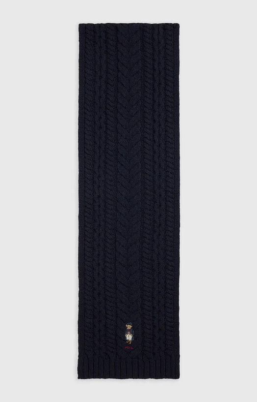 Плетен шал с POLO BEAR лого