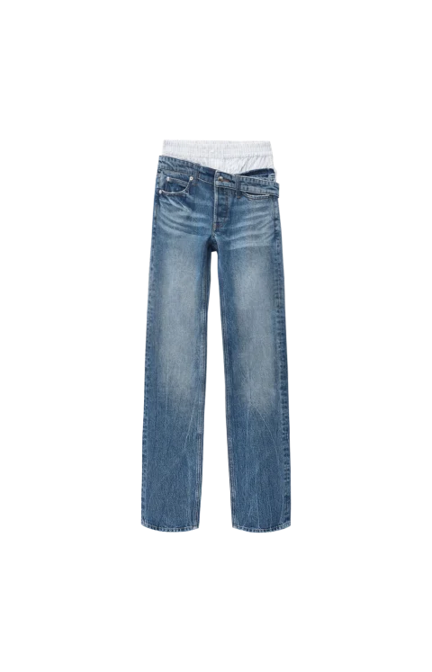 Boxer Drop Waistband Slim Jean