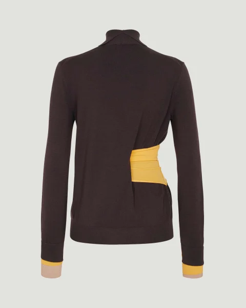 Dark Purple Wool Jumper — снимка 2