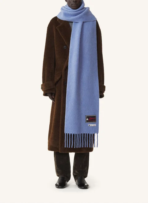 Вълнен шал с лого Lanvin — снимка 9