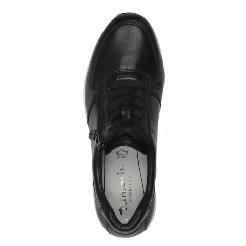 Дамски Сникърс TAMARIS – 1-23711-42-003 BLACK LEATHER — снимка 5