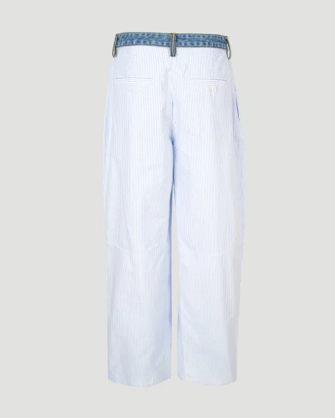 Denim Waistband Trousers — снимка 3