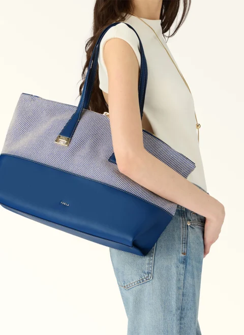 Furla Olivia 'Tote Bag' Toni Indigo L — снимка 3