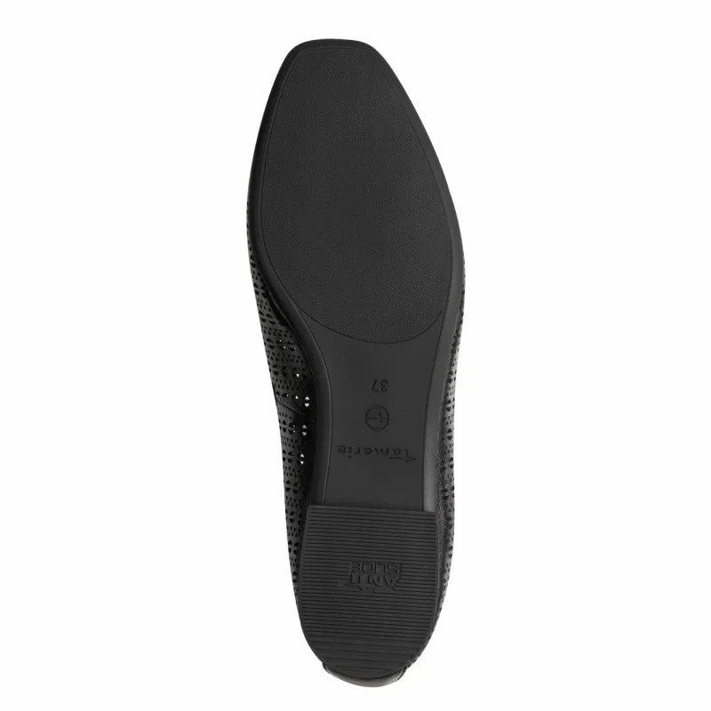 Балерини TAMARIS – 1-22132-46-006 BLACK STRUCT. — снимка 6