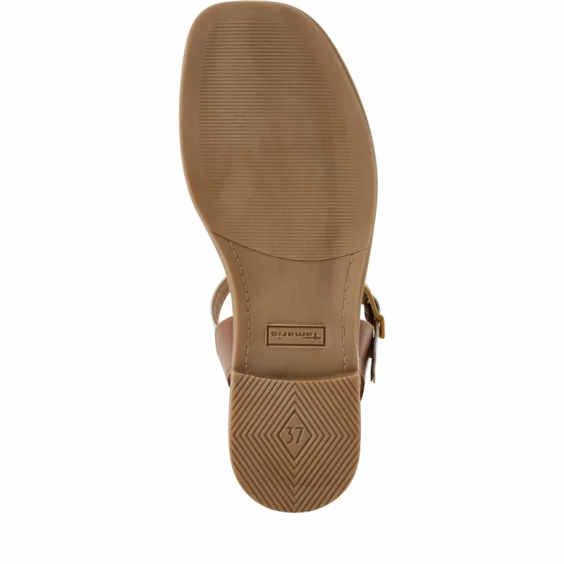 Дамски Равни Сандали TAMARIS – 1-28160-42-457 CUOIO COMB — снимка 6