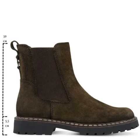 Дамски Равни Боти TAMARIS – 1-25449-47-722 OLIVE — снимка 7