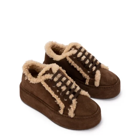 Дамски спортни обувки I-Box Shearling Casadei — снимка 6