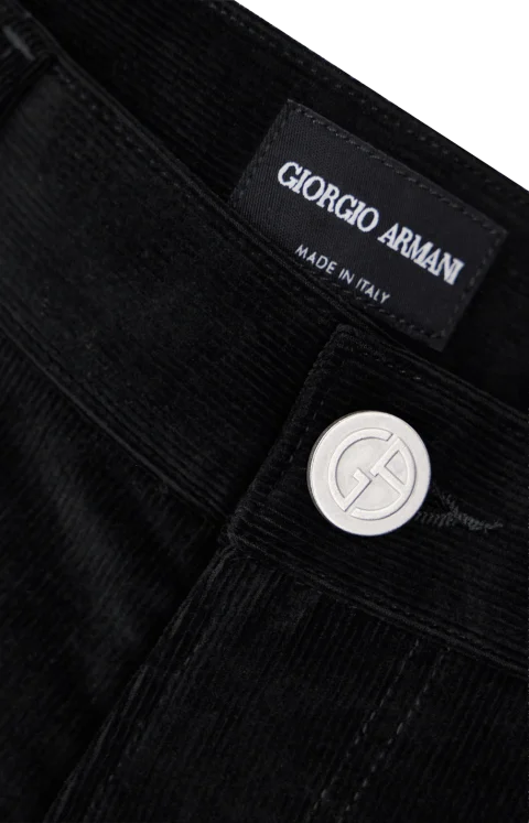 Five-Pocket Corduroy Trousers in a Cashmere Blend — снимка 2
