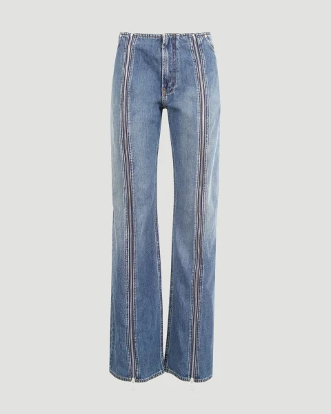 The Blue Zipped Jeans