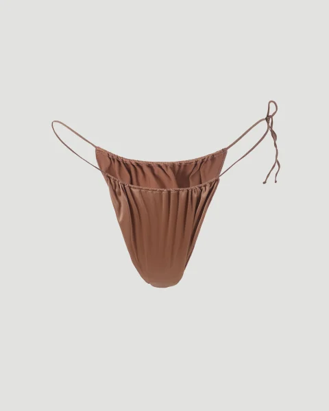 Satin Microkini in Gold — снимка 6