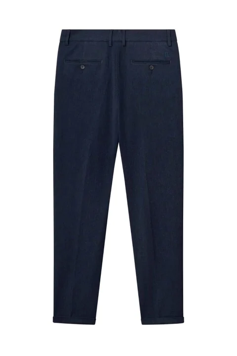 Панталон Como Wool Melange Suit Pants LDM510116 425425-dark navy melange — снимка 2