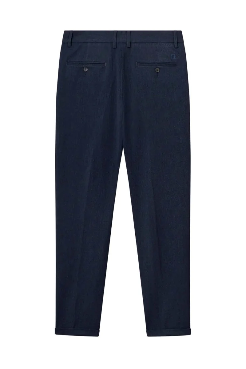Панталон Como Wool Melange Suit Pants LDM510116 425425-dark navy melange — снимка 2