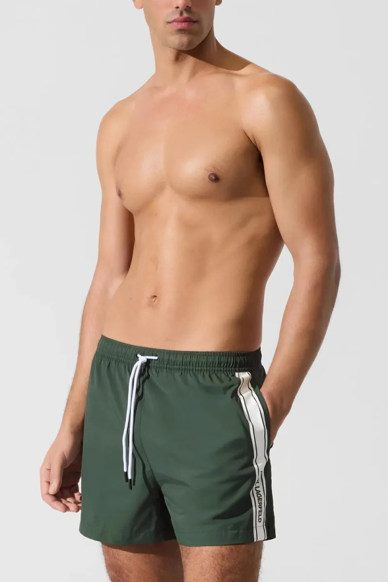 Бански Elongated Logo Boardshorts A3M46002 2hp deep forest — снимка 2