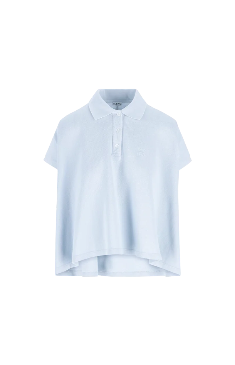Polo in Blue Cotton