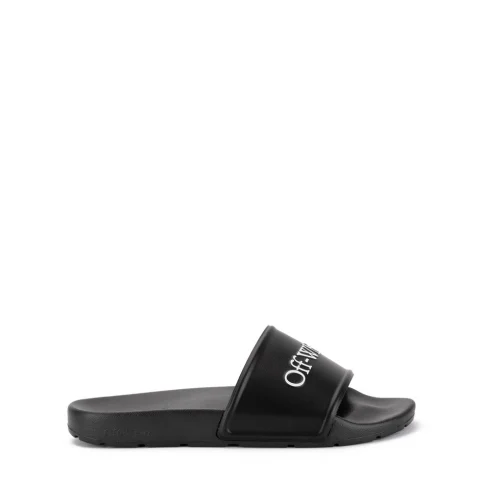 Мъжки черни чехли OFF-WHITE
